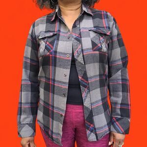 Gray Plaid Flannel